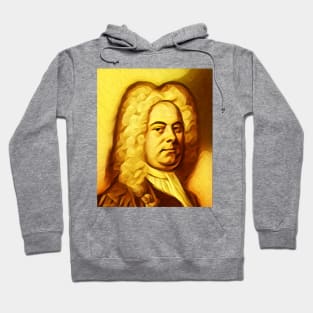 George Frideric Handel Golden Portrait | George Frideric Handel Artwork 6 Hoodie